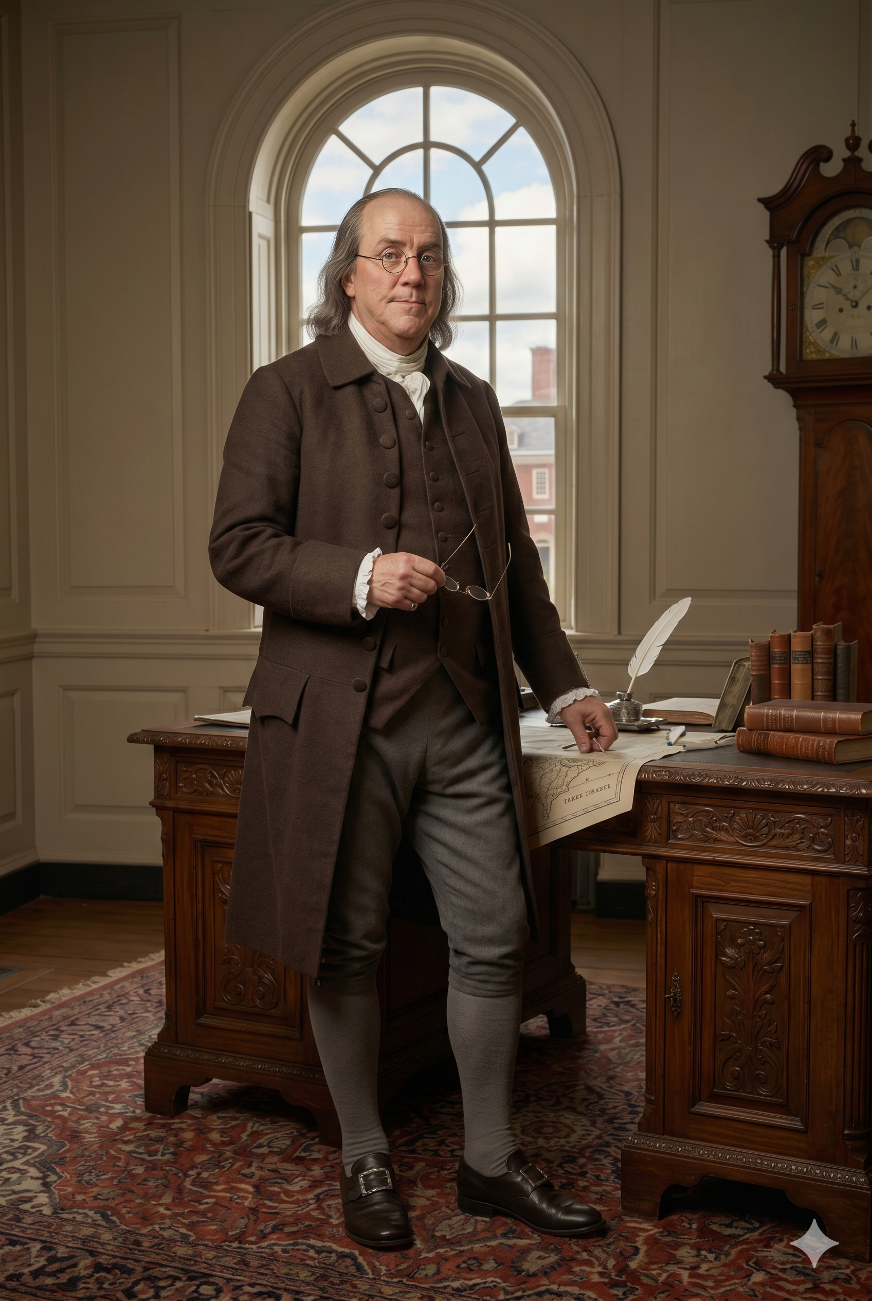 Benjamin Franklin — Full body