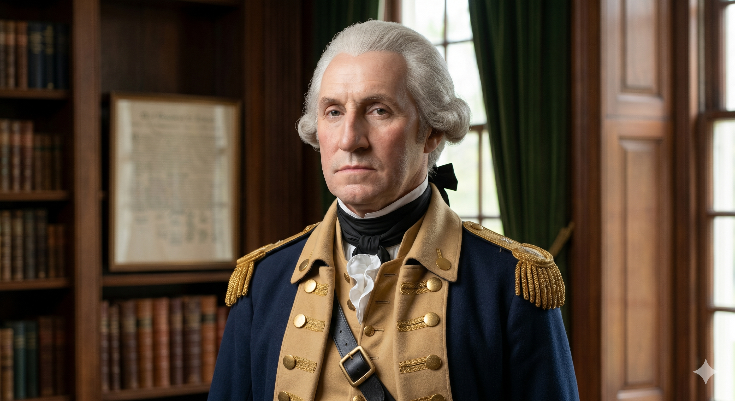 George Washington — Three-quarter